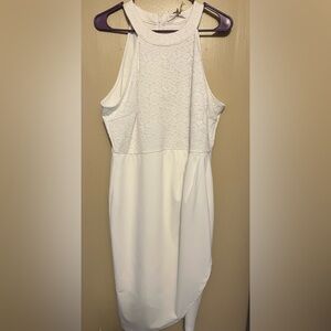 Elegant White Lace Women's Dress